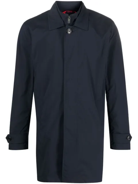 Fay single-breasted coat Blue NAM6146064STIB