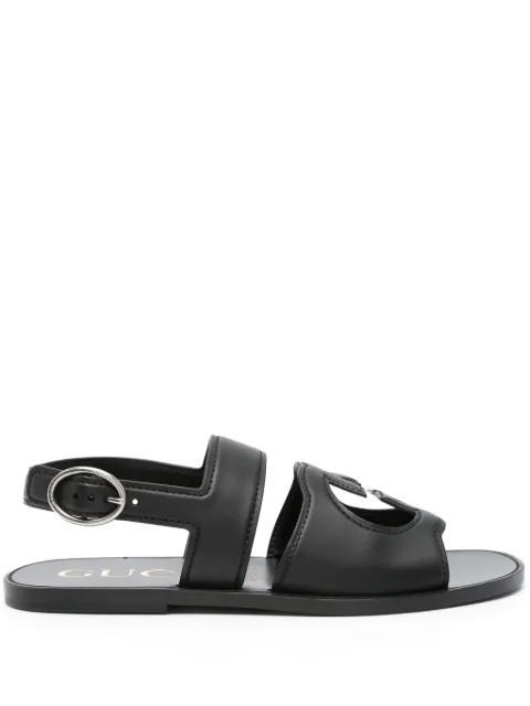 Gucci Interlocking G sandals Black 723627US000