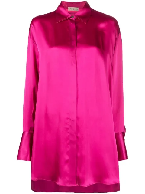 Blanca Vita oversized mini shirtdress Pink AUCUBE7024