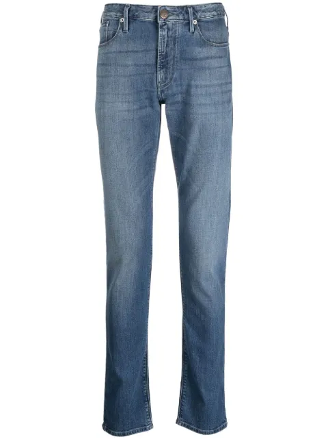 Emporio Armani mid-rise slim-fit jeans Blue 8N1J061D5QZ