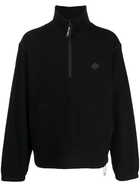 Spoonyard waffle-effect polo-shirt Black KT083M