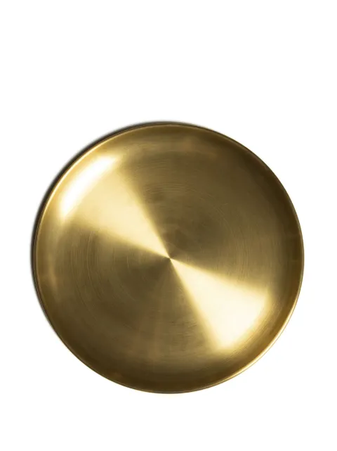 Bitossi Home Intreccio circular-design plate (30cm) Gold FIL101
