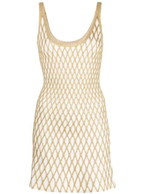 Valentino Garavani scoop-neck sleeveless dress White BKD09P7R0