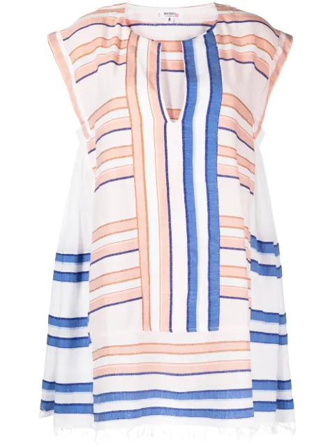 lemlem Eskedar stripe-pattern caftan dress Multicolour RW2334C1