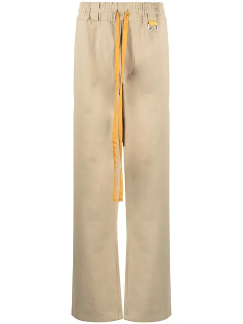 RHUDE Sala wide-leg pant Brown RHPS23PA11371481
