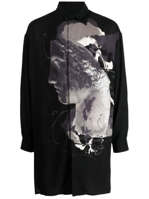 Yohji Yamamoto 218/1+227/1 R-Yohji Has B shirt Black HZB558331