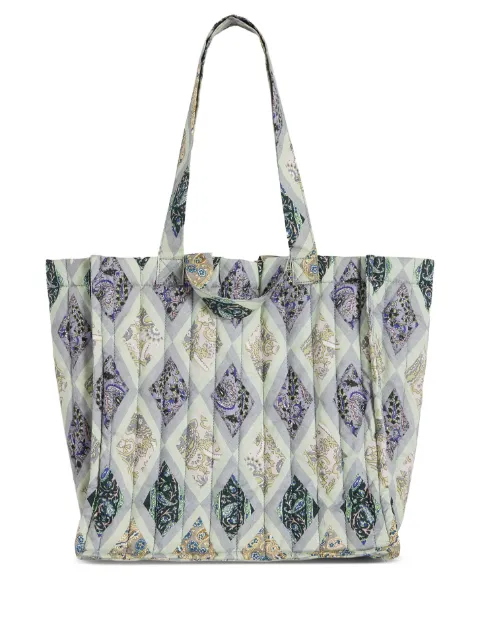 Cinq A Sept diamond-jacquard-pattern tote bag Green ZA1006770Z