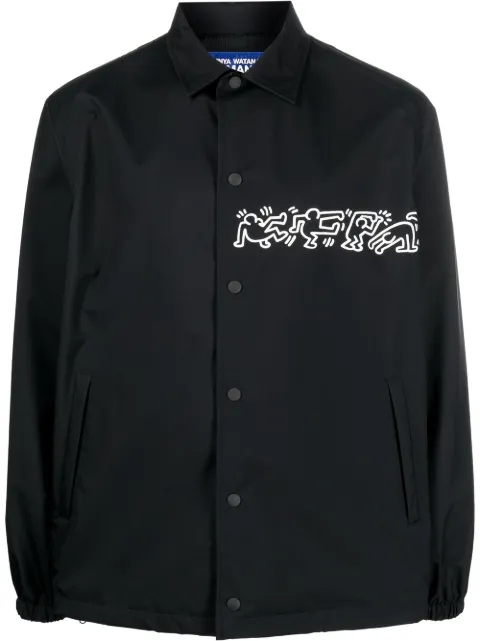 Junya Watanabe MAN Keith Haring-print shirt jacket Black J020051