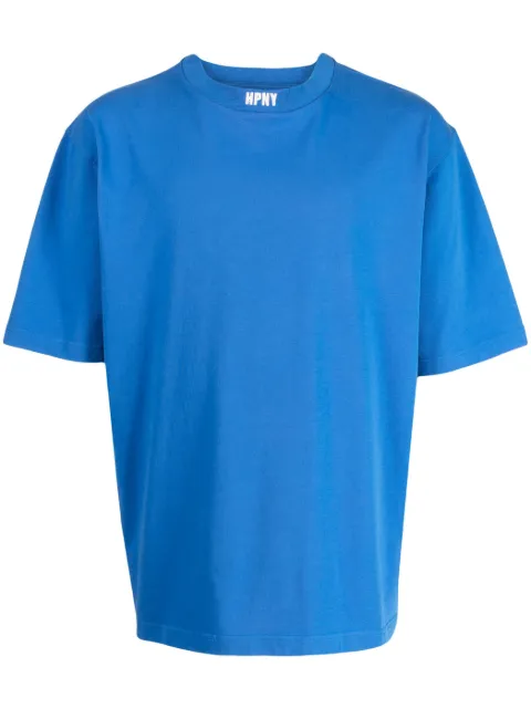 Heron Preston HPNY-print short-sleeve T-shirt Blue HMAA034S23JER001