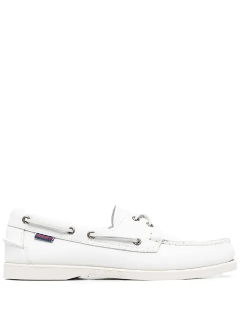 Sebago lace-up whipstitch loafers White 7000H00911