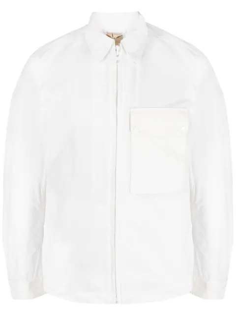 Ten C pocket zip-up shirt jacket White 23CTCUC04111003780
