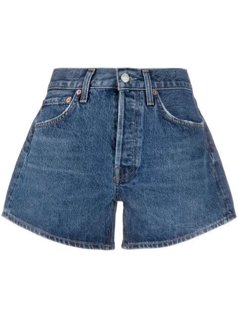 AGOLDE high-waist denim shorts Blue A91271371