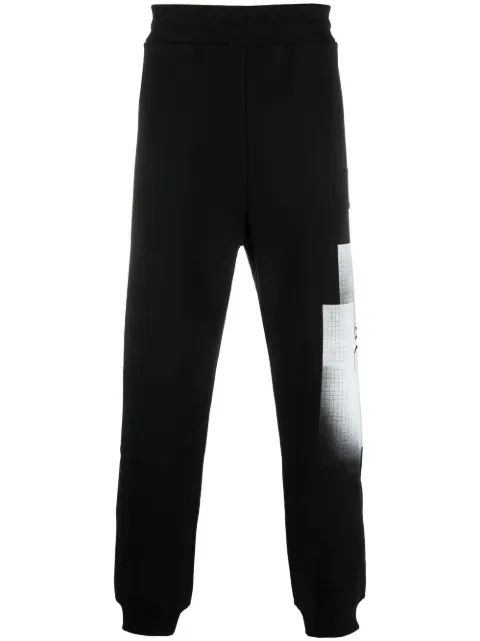 A-COLD-WALL* Brutalist logo-print track pants Black ACWMB161