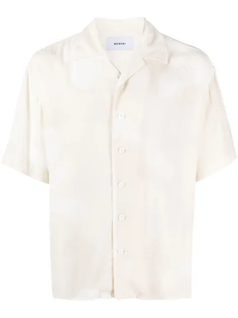 Bonsai short-sleeved cotton shirt Neutrals SH001003