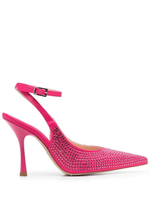 LIU JO embellished pointed-toe pumps Pink SA3157TX001
