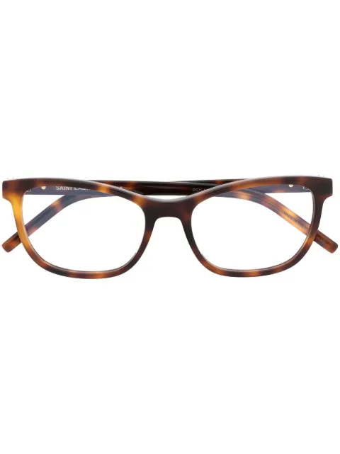 Saint Laurent Eyewear cat-eye glasses Brown SLM121