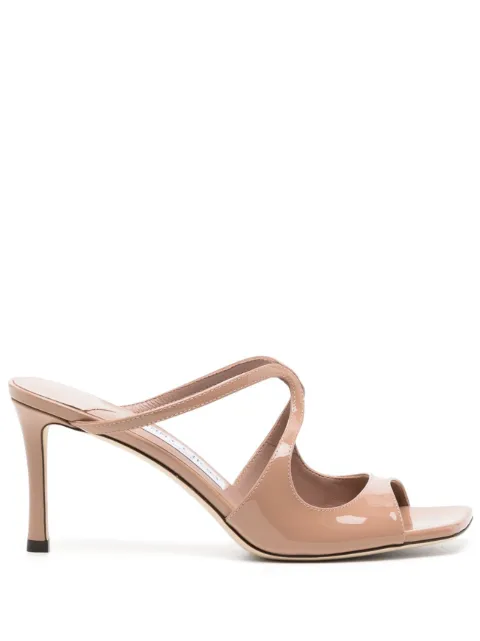 Jimmy Choo 75mm Anise sandals Neutrals ANISE75PAT