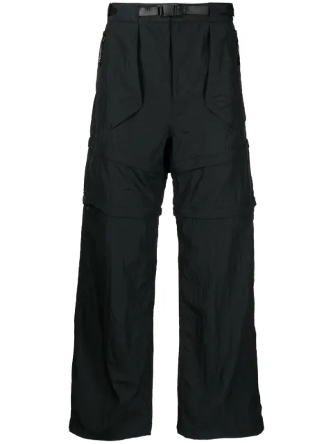 Spoonyard straight-leg detachable trousers Black PT044M