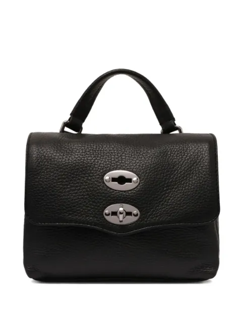 Zanellato Postina leather tote bag Black 680100400000B