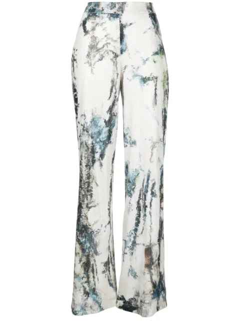 Saiid Kobeisy sequin embellished pants Multicolour RTWSS23PT07
