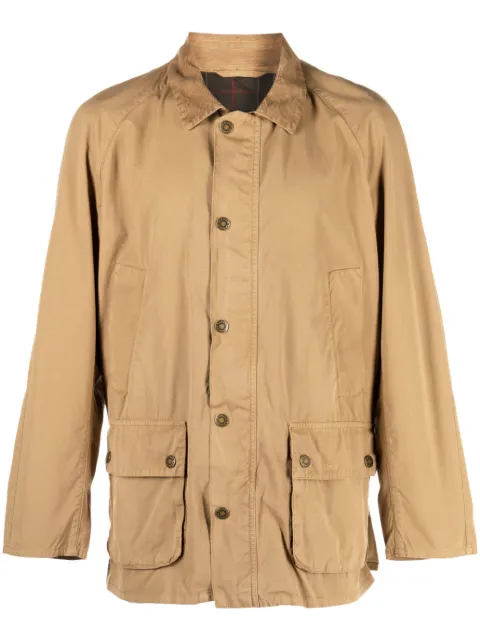 Barbour button-up shirt jacket Brown MCA0792