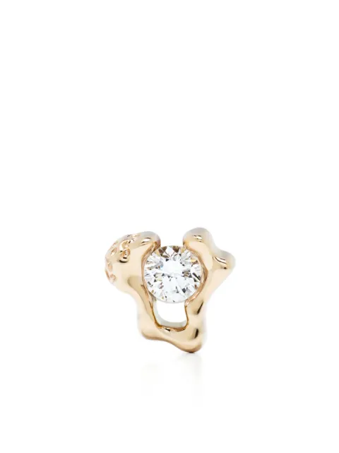 Maria Black 14kt yellow gold Molten diamond stud earring Gold SB1078Y
