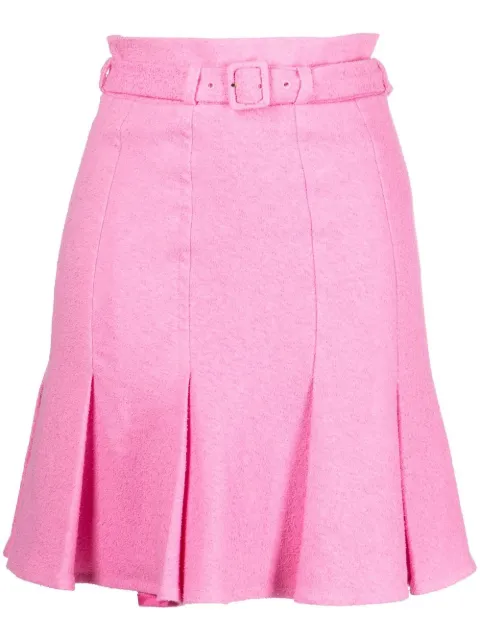 Patou belted high-waisted skirt Pink SK0370134