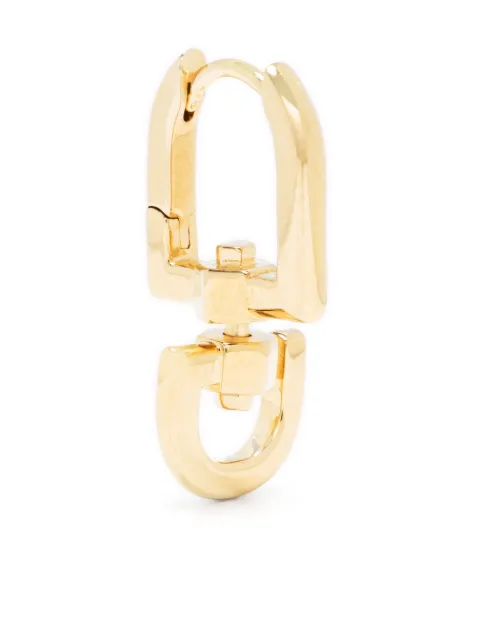 Maria Black Carabiner huggie earring Gold 100967YG