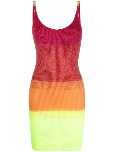 GCDS multicoloured sleeveless dress Red SS23W670905