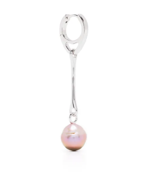 Maria Black Squash single drop earring Silver 100965AG