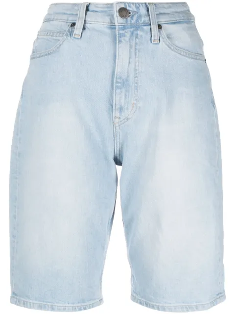 Calvin Klein logo-patch denim shorts K20K205169