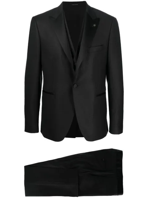 Tagliatore three-piece dinner suit Black EFBR15A01550018