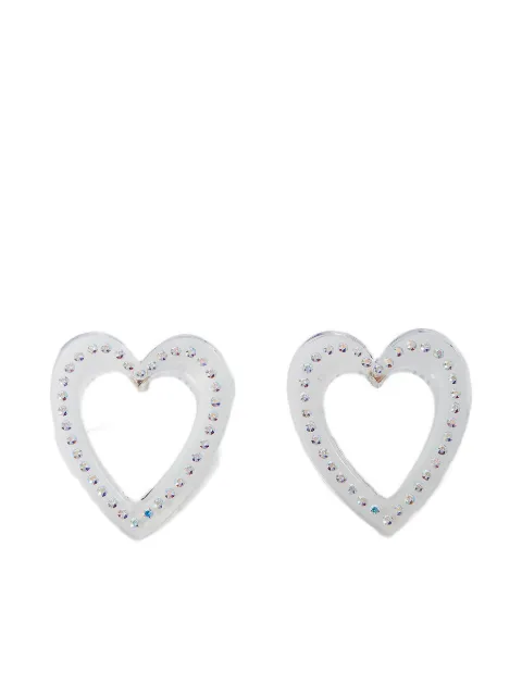 SafSafu heart earrings Gold 123E1