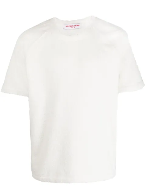 Orlebar Brown Roche terry-cloth T-shirt White 278080
