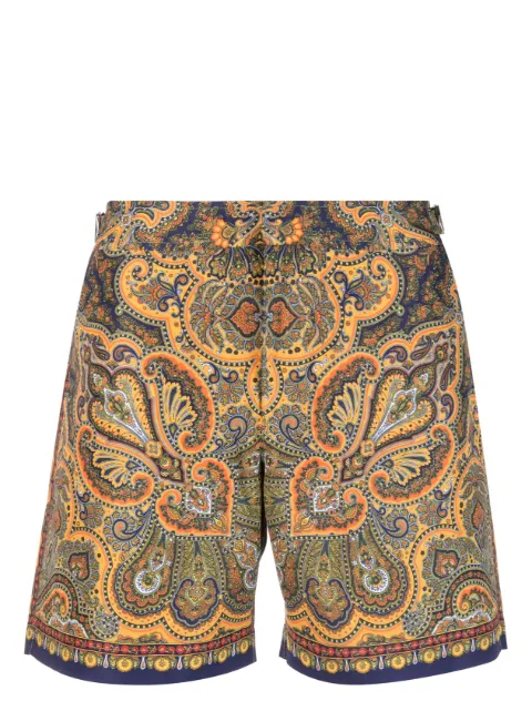 Orlebar Brown Bulldog Mystique Paisley swim shorts Blue 277898
