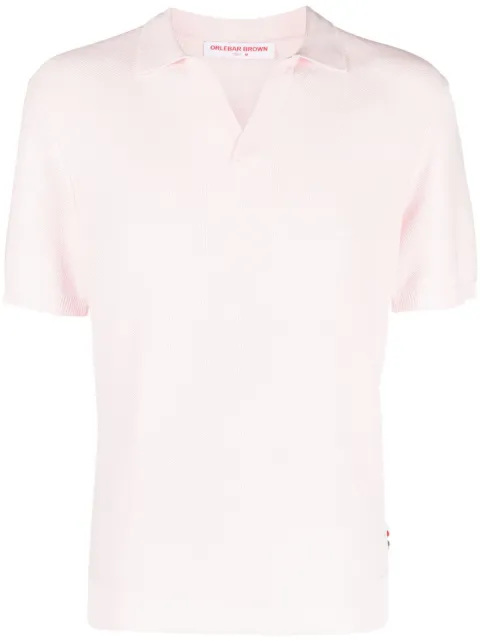 Orlebar Brown Horton cotton polo shirt Pink 277945