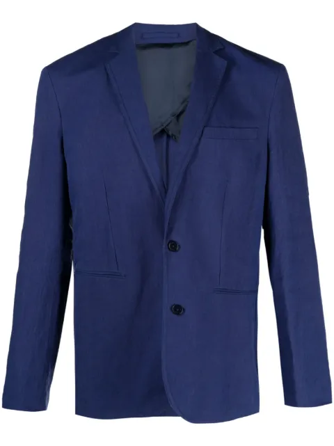 Orlebar Brown single-breasted silk blazer Blue 278027
