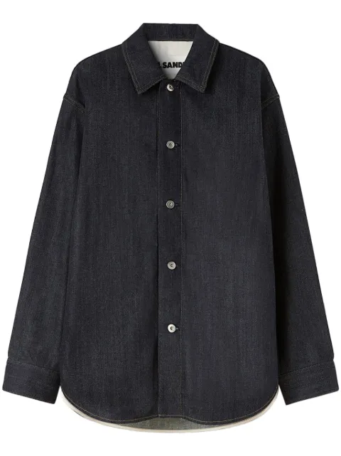Jil Sander long-sleeve denim shirt Blue J23DL0101J45041
