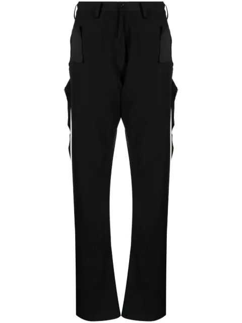 sulvam straight-leg wool trousers Black SRP03100