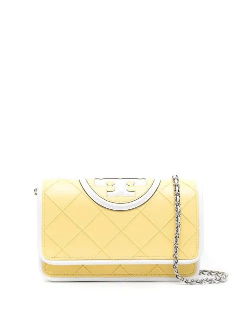 Tory Burch quilted leather crossbody bag Yellow 143502