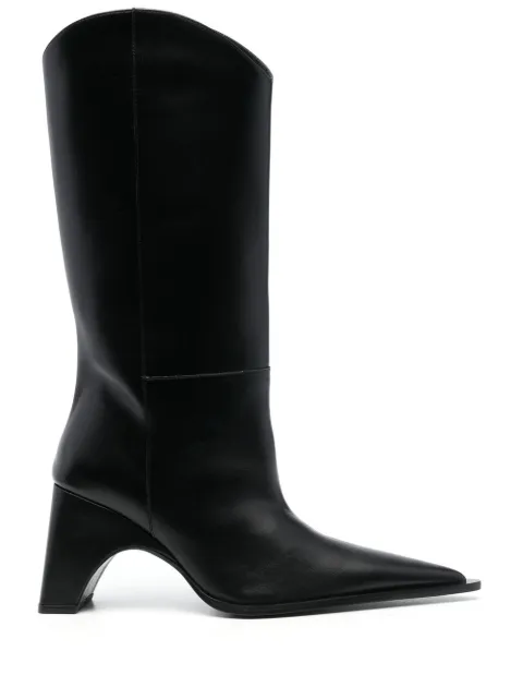 Coperni Bridge cowboy leather boots Black COPSH16467