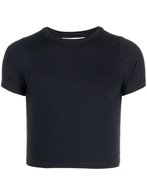 extreme cashmere Tina knitted T-Shirt Blue TINANAVY