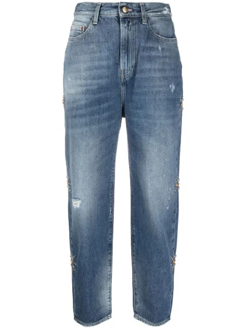 Washington Dee Cee high-waisted cropped jeans Blue GLWW0175