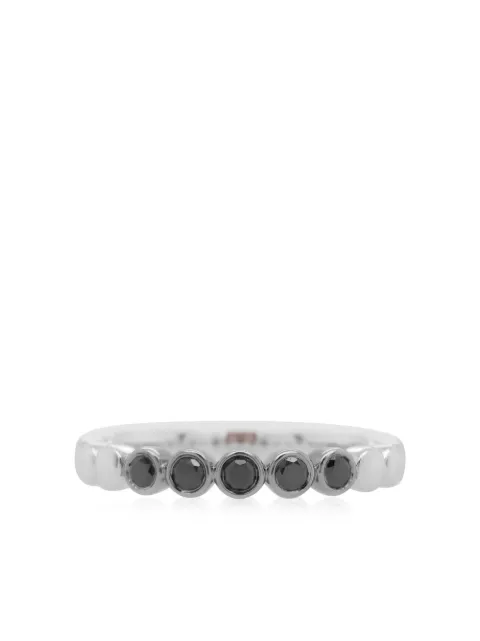 HYT Jewelry 18kt white gold diamond ring Silver R902HR
