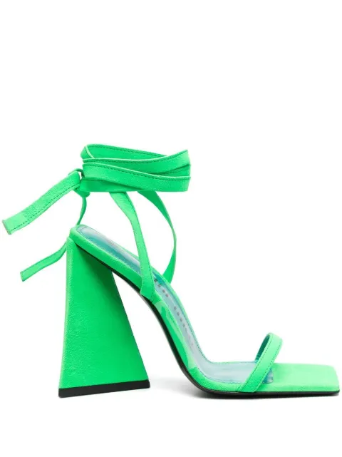 The Attico Isa open-toe sandals Green 232WS623L007