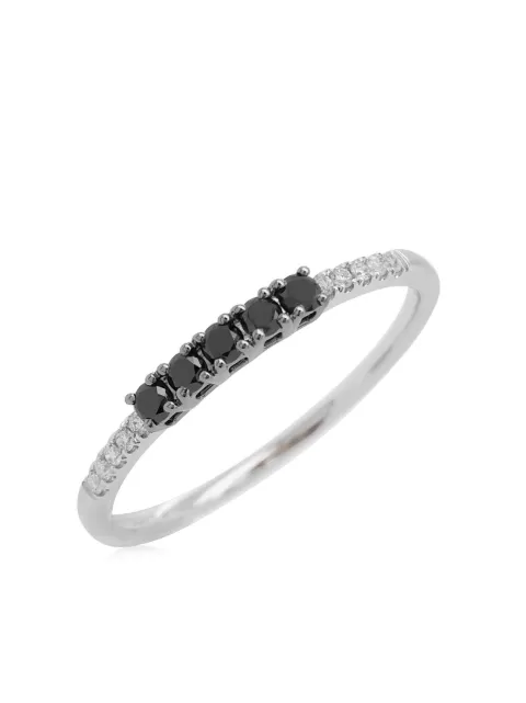 HYT Jewelry diamond-embellishment ring Silver R900HR