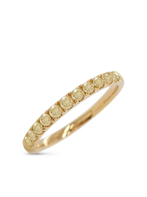 HYT Jewelry diamond-embellishment ring Yellow R844HR
