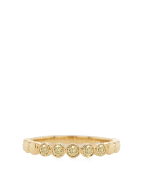 HYT Jewelry 18kt yellow gold diamond ring Yellow R846HR