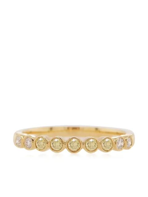 HYT Jewelry 18kt yellow gold diamond ring Yellow R849HR