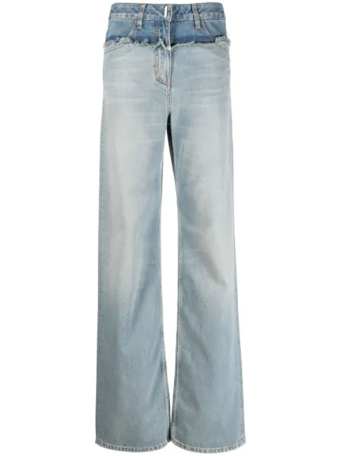Givenchy low-rise straight-leg jeans Blue BW50WG50WD